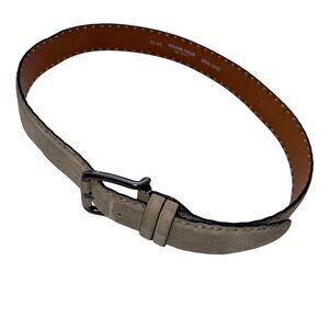 STEFANO PIAZZA BELT SUEDE LEATHER MADE IN ITALY MEN’S SIZE 36”